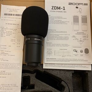 BRAND NEW - Zoom ZDM-1 Black Dynamic Microphone